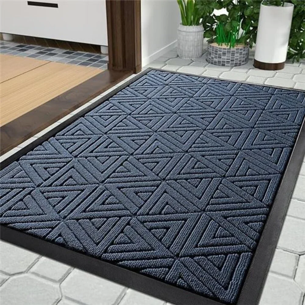 Door Mat Outdoor Entrance, Heavy Duty Sturdy Front Welcome matt for Outside Home